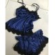 thumbnail image 1 of Conjunto de Pijama de satén de encaje para mujer, ropa de dormir Sexy, Tops sin mangas y pantalones cortos, conjuntos de 2 piezas, 1 of 4