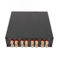 thumbnail image 1 of Amplifier Speaker Switcher, 4mm Banana Sound Jack Speaker Selector Switch Aluminum Alloy  for Studio, 1 of 7