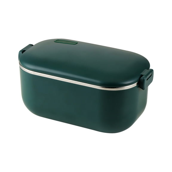 skpabo 48W Electric Lunch Box Food Heater, 110V Upgraded Leakproof Heating Lunch Box For Work/Car/Truck/Office With 1L Removable Stainless Steel Container