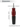 thumbnail image 4 of 10.5mm Motorcycle Slider Frame Aluminum Alloy Plastic Wheel Fairing Protection Crash Pad Protector Guard 43mm 170mm Bolt Red 1 Set, 4 of 7