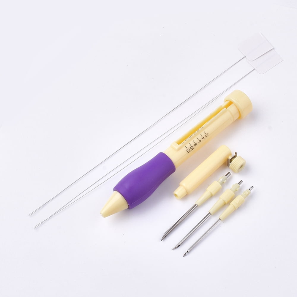 5sets ABS Plastic Punch Needle Colorful 116x19x23mm