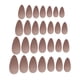 thumbnail image 4 of 24 piezas de uñas postizas naturales largas de cobertura completa, 12 tamaños diferentes para Beige, 4 of 8