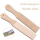 thumbnail image 2 of Kit De Correa De Pulido De Paleta Ambos Lados Disponibles Tablero De Afilado De Cuchillos Correa De Paleta De Cuero De Madera Cómoda Con Cera De Pulido matsuzay TO004369-00, 2 of 7