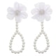 thumbnail image 1 of Tobilleras para mujer, tobilleras de gasa con flores y perlas para bebé, tobilleras con perlas para bebé y niño, tobilleras para niños, 1 of 3