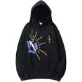 thumbnail image 1 of XINQIHANG Men's Hoodie Hip Hop Pullover Sweaters for Teenagers, 1 of 3
