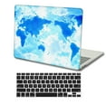 thumbnail image 1 of KSK KAISHEK Plastic Hard Shell Compatible 2023 2022 2021 Rel. MacBook Pro 16 inchs XDR Display + Black Keyboard Cover Model: A2780 M2 & A2485 M1 World Map 11_1, 1 of 5