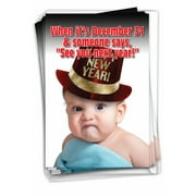 12 Funny New Year Greeting Cards (1 Design, 12 Cards) - See You Next Year