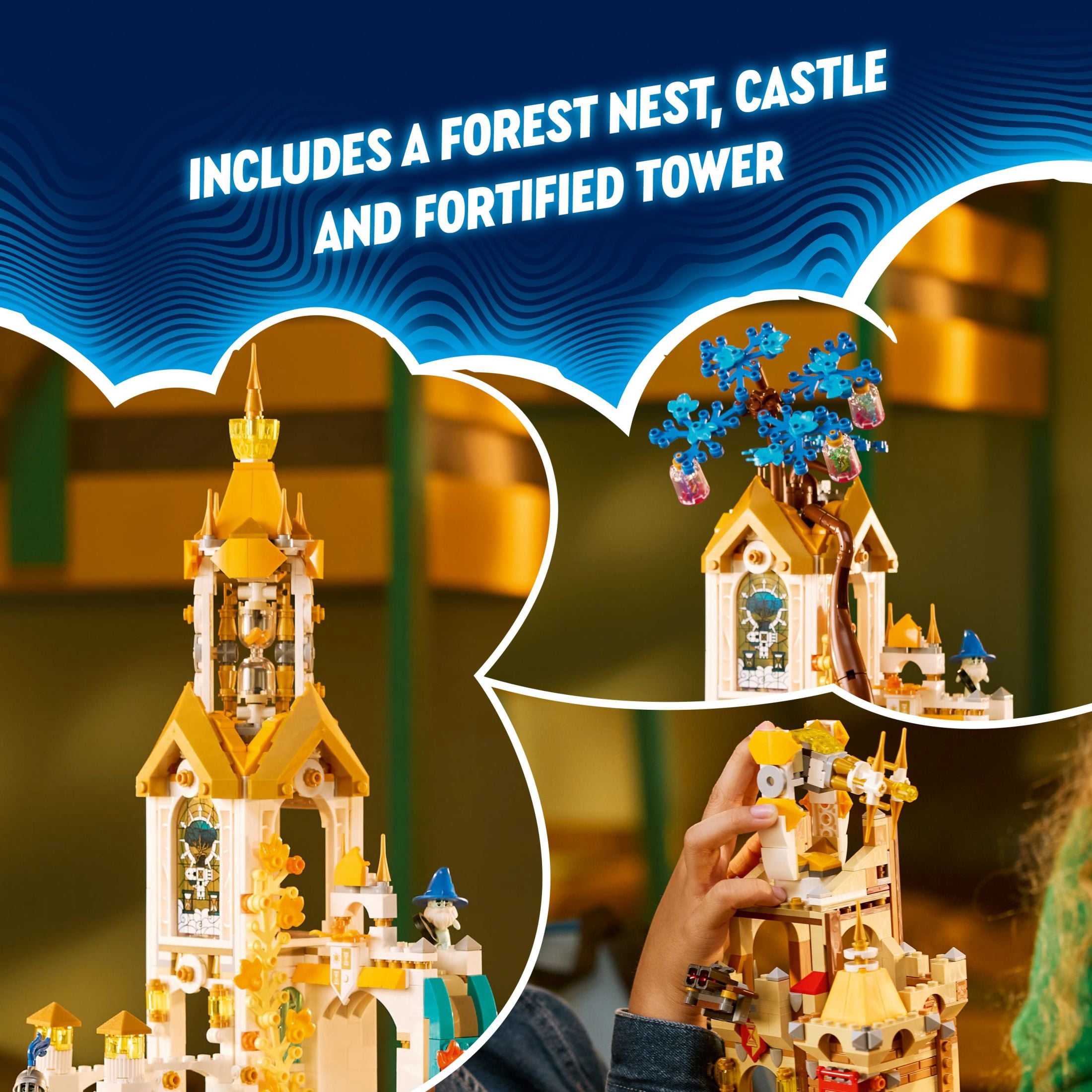 LEGO DREAMZzz Castle Nocturnia Building Toy - Pretend Play Set for Kids, Ages 10+ - Creative Storytelling Toy W/2 Construction Modes & 6 Minifigures - Cool Gift for Boys and Girls - 71486