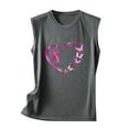 thumbnail image 5 of VKOYWKM Breast Cancer Survivor Tank Tops for Women Pink Ribbon Print Breast Cancer Awareness Tank Top Sleeveless Crew Neck Fight Cancer Shirts Vest Tops, 5 of 5