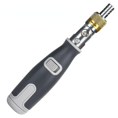 

Blukids 10 in 1 Multi-angle Ratchet Screwdriver Professional Tools 180° Multi-angle Rotation Screwdriver A Great Screwdriver Solves Most Repair/Disassembly Problems(Gray)