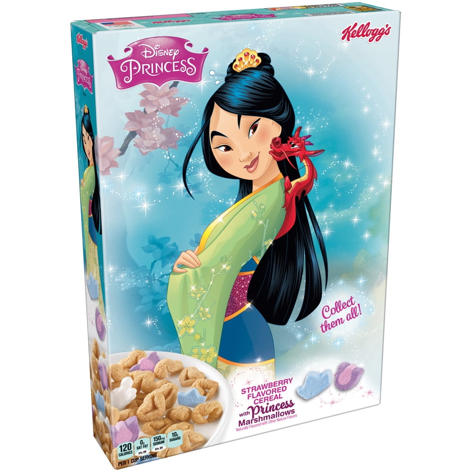 Kellogg's Disney Princess Strawberry Flavored Cereal with Princess
