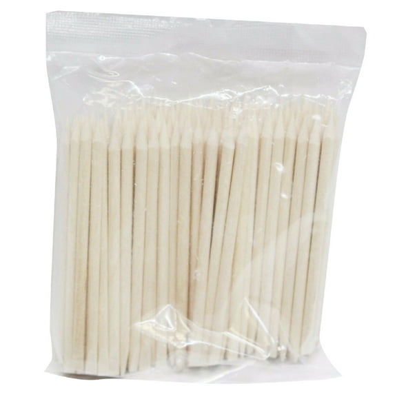 UDIYO 50Pcs Cuticle File Portable Easily Clean Wooden Lightweight Nail Remover for Home