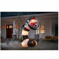 thumbnail image 2 of Gemmy Animated Airblown Inflatable Beetlejuice Sandworm w/LEDs Giant WB , 9.5 ft Tall, Multicolored, 2 of 11