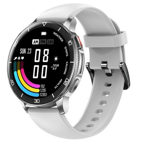 SP02 Smart Watch 1.39 Inch TFT Screen Smart Watches Fitness Tracker Watch Blood Pressure Blood Oxygen Monitoring Silver Walmart