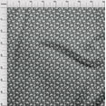 thumbnail image 4 of oneOone Georgette Viscose Gray Fabric Asian Block Umbrella Sewing Material Print Fabric By The Yard 42 Inch Wide, 4 of 5