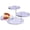 Clear, variant on Hzzsbu 3 Tier Round Acrylic Display Stand Clear Retail Counter Riser for Dessert