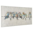 thumbnail image 2 of Yosemite Home Decor "Afternoon Gathering" Wood Wall Art in Multi-Color, 2 of 5