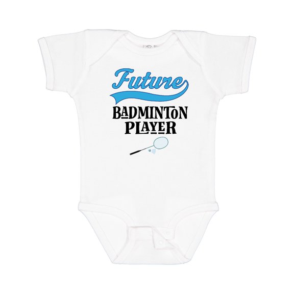 Inktastic Future Badminton Player Sports Boys or Girls Baby Bodysuit