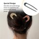 thumbnail image 3 of Qarigey Palillos para el cabello en forma de U Modelado de moda Elegante hecho a mano Mujeres Horquilla Accesorios para la cabeza Mujer Adultos Type3 NO3, 3 of 6
