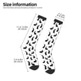 thumbnail image 2 of Pofeuu Black Rabbit Print Stockings, Adult Running Hiking Socks for Youth and Adult, 2 of 6