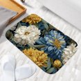 thumbnail image 6 of 1pc Floral Pattern Absorbent Non-Slip Bathroom Thickened Flannel Rug Decor,Soft,Quick Drying,Suitable For Indoor/outdoor Use,Bathrooms,Bedrooms,Kitchens,Terrace,Laundry Rooms,16"x24", 6 of 9