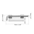 thumbnail image 2 of Unique Bargains Spring Latch, 3 Inch Right-handed Stainless Steel 304 Barrel Bolt Lock, 2 of 2