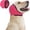 Red, variant on Dog Comfort And Calming Hoodie - Dog Earmuffs - Noise And Anxiety Relief - Waterproof 9.84-14.96In Head Circumference - Suitable For Dogs Traveling, Playing, Swimming, Etc.