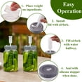 thumbnail image 3 of Wavraging Fermentation Jars with Weights & Airlocks, 2 Pack 64oz Glass Fermenting Kit with Lids for Sauerkraut, Kimchi, Pickles, Kombucha & Canning, 3 of 7