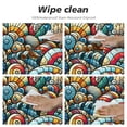 thumbnail image 4 of PIKWEEK  Round Tablecloth,Starfishes Shells Stones Indoor &amp; Outdoor Table Cover for Christmas, Thanksgiving, Event,Fits Tables, 4 of 7