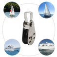 thumbnail image 3 of Polea marina de nailon de acero inoxidable de 4 piezas, bloque de polea, corredor de cuerda, polea de Kayak, polea única, bloque de rodamiento, corredor de cuerda, 3 of 5