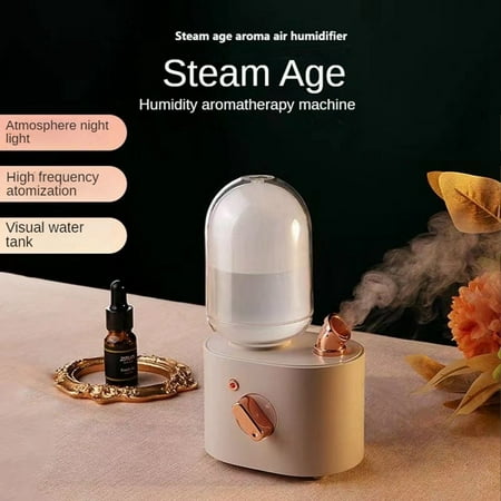 

250ML USB Aromatherapy Machine Air Humidifier USB Mini Ultrasonic Oil Diffuser Humidifier for Bedroom Home-B
