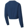 thumbnail image 3 of Women's-Concepts Sport  Navy FC Dallas Elevation Tri-Blend Raglan Cropped Pullover Sweatshirt, 3 of 3