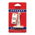 thumbnail image 2 of US Hardware RV-1239C RV Door Catch, White Plastic, 3 In., 2 of 2