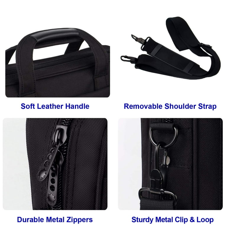 Laptop Bag 15.6 Inch Laptop Case Expandable Computer Carrying Briefcase  Water Resistant Office Work Bag with Shoulder Strap