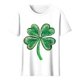 thumbnail image 1 of Tops de Ajuste Suelto para las Mujeres Cuello Redondo Camiseta Impresa Del Día de San Patricio, Blusa Casual de Manga Corta para la Primavera, 1 of 7
