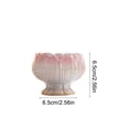 thumbnail image 3 of Todaioua Creative Succulent Plant Pots Gradient Petals Pattern Flower Pots Ceramic Planter for Cactus Plants Container Bonsai Pots with Drainage Hole for Home Decor, 3 of 8