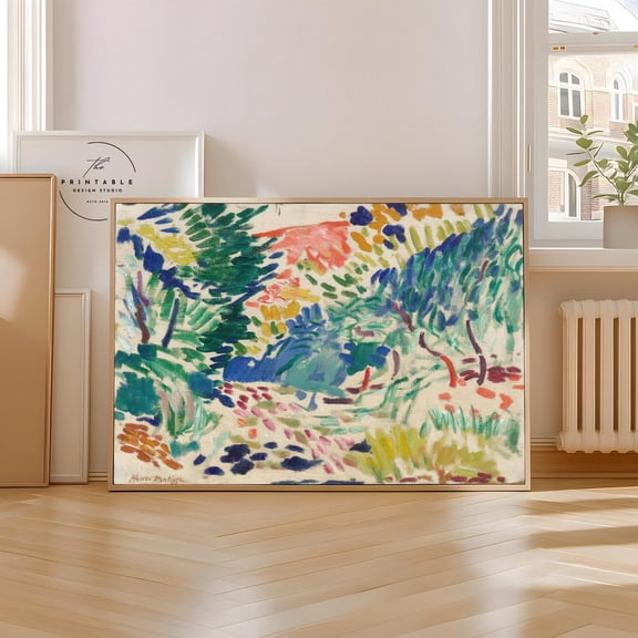 Henri Matisse Landscape At Collioure, Fauvism Painting, Abstract Art Print, Colorful Poster, Print Wall Art, UNFRAMED PAPER POSTER, Home Decor, Vintage Gift, Living Room Dercor