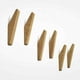 thumbnail image 1 of Juego de 6 percheros vintage Perchero de madera Perchero de madera Capacidad de carga 5 kg Perchero de pared Perchero para albornoz Perchero para sombrero Perchero multiusos Perchero para llaves |MOON, 1 of 5