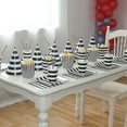 thumbnail image 3 of USHOBE 36Pcs Party Snack Containers Paper Popcorn Bowls with Striped Pattern for Easy Serving, 3 of 8