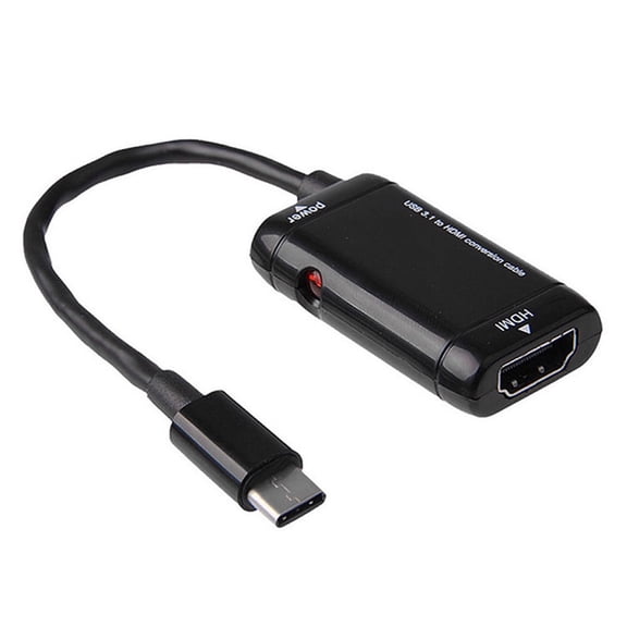USB-C to HDMI Adapter - USB 3.1 Type C Cable for Android Phone/Tablet