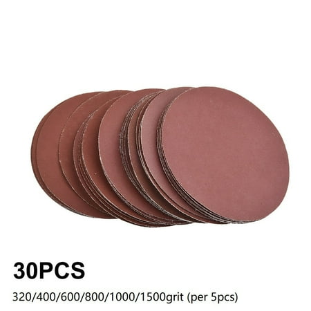 

BAMILL 100mm Grit 320/400/600/800/1000/1500 Sanding Discs Hook Loop Sandpaper