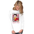 thumbnail image 3 of Betty Boop Stay Hyped Gym Workout Women's Long Sleeve T Shirt Brisco Brands S, 3 of 5