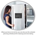 thumbnail image 5 of HOOWIFFY Magnetic Whiteboard for Fridge Dry Erase Planning Ideal for DIY Use in Home Office School Black 12x8 Inches, 5 of 7