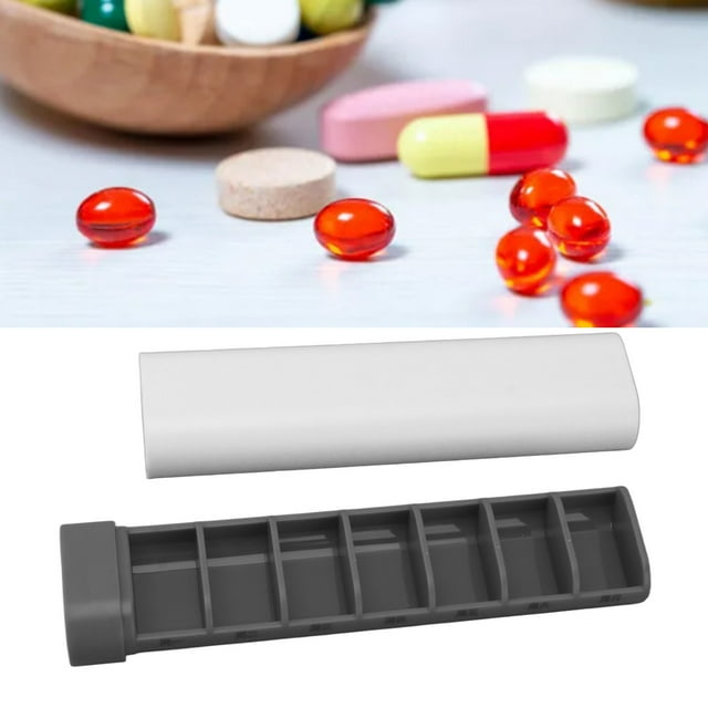 Organizador De Medicamentos Para Cajas De Cuidado De La Salud, Rejillas, Bolsillo De Color, Tarro De Clasificación Pequeño, Botiquines
