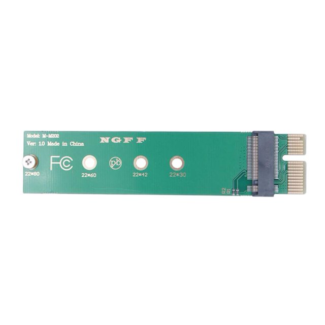 Adaptador PCIE a NVME M.2 SSD M Key compatible con SSD 2230/42/60/80 M.2 (negro)
