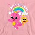 thumbnail image 2 of Pinkfong and Ninimo Best Friends Adult Pull-Over Hoodie, Pink, Small, 2 of 4
