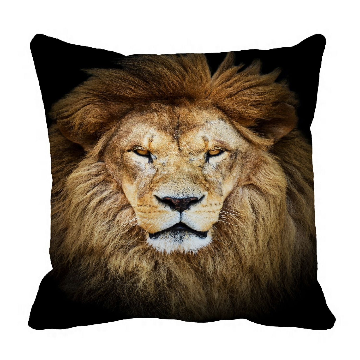 ABPHQTO Portrait Of Huge Beautiful Male African Lion Pillow Case Pillow