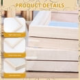 thumbnail image 5 of 2 Pieces 7.8" x 7.8" Wooden Dried Pressed Flower Frames, Clear Double Acrylic Photo Picture Frames, Floating Pressed Flower Shadow Box Display for Plant Specimen Tabletop & Wall Decor, 5 of 7