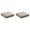 Beige, variant on 2Pcs Woven Fabric Chair Cushion, Square Memory Foam Comfortable Chair Pad, Density Memory Sponge Non- Washable Seat Cushion for Kitchen Office Home Patio Garden Couch Sofa Indoor Outdoor