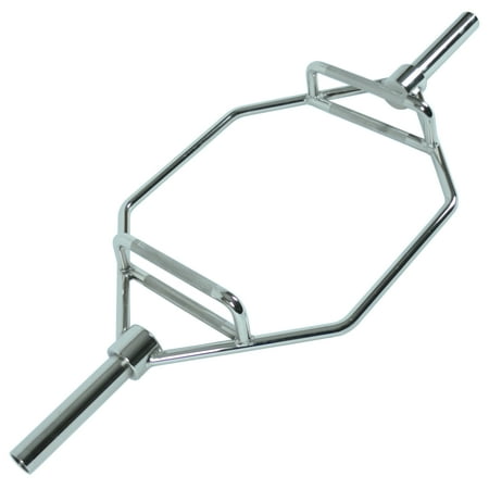 - Sunny Health & Fitness - Diamond Knurled Olympic Hex Barbell